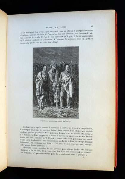 1898 Rare French Book - CANADA War 1756-1760 - MONTCALM et LEVIS by Abbé Casgrain.