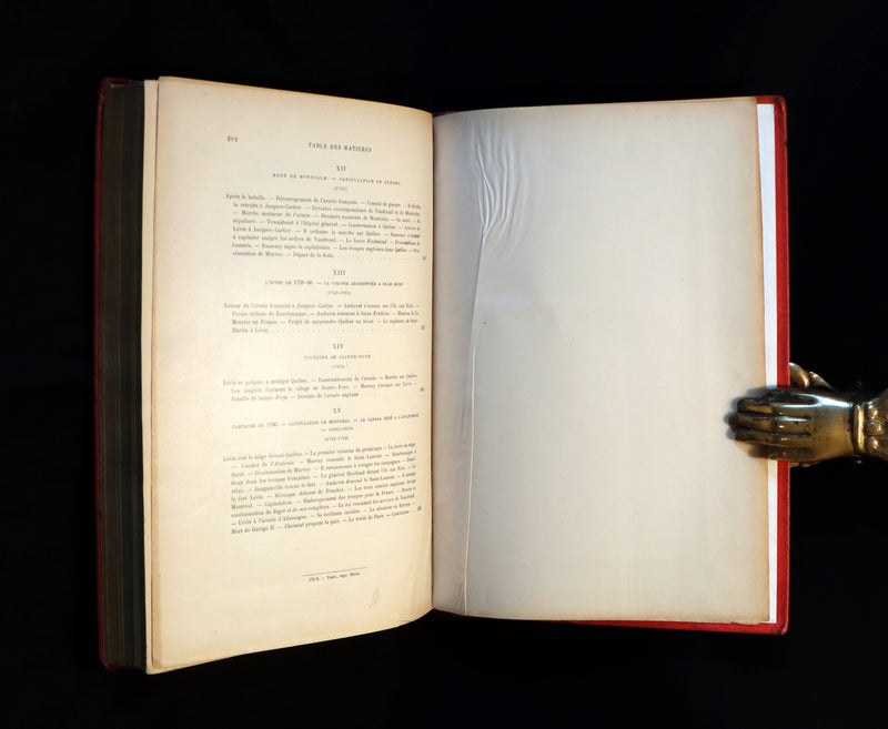 1898 Rare French Book - CANADA War 1756-1760 - MONTCALM et LEVIS by Abbé Casgrain.