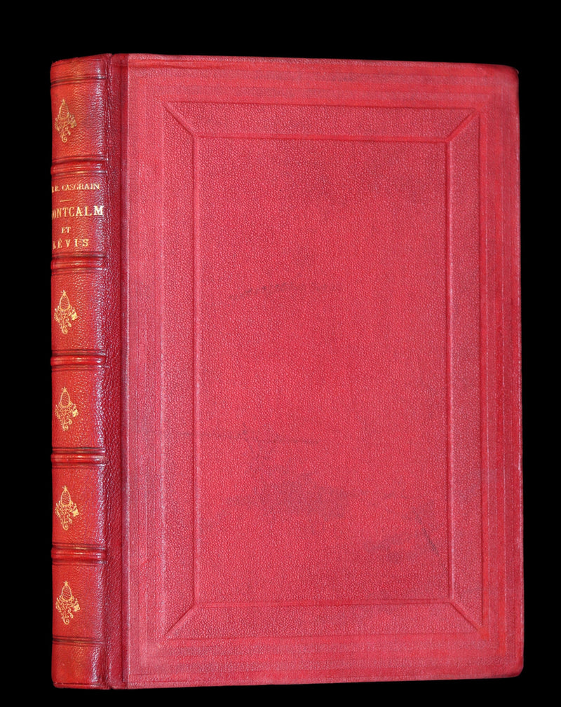 1898 Rare French Book - CANADA War 1756-1760 - MONTCALM et LEVIS by Abbé Casgrain.