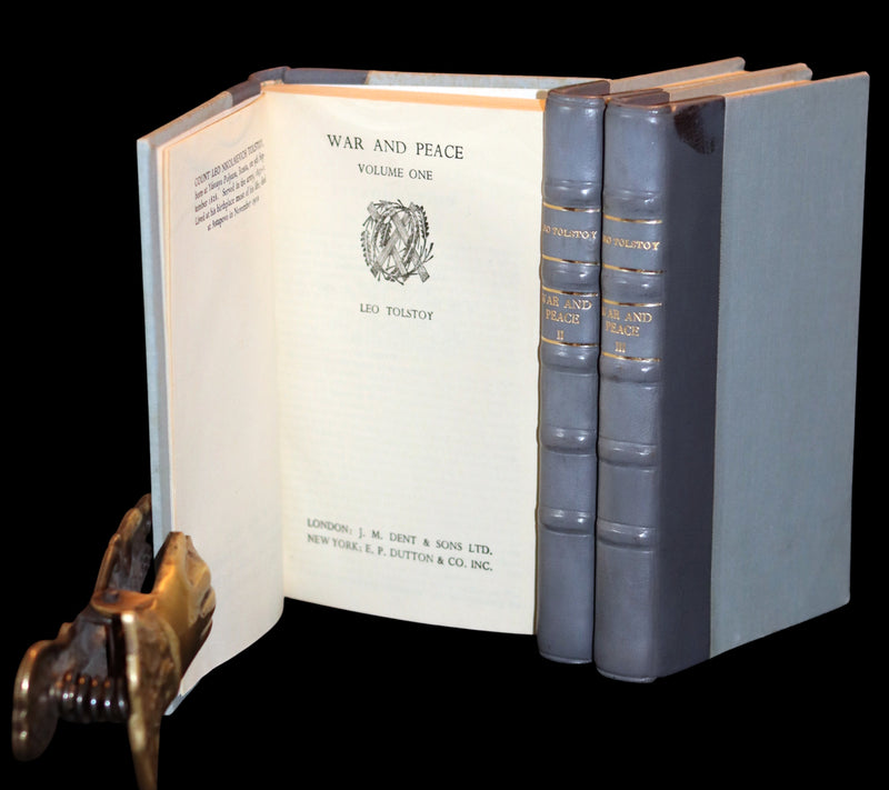 1949 Rare Book set in a nice binding - War and Peace by Count Leo Tolstoy.