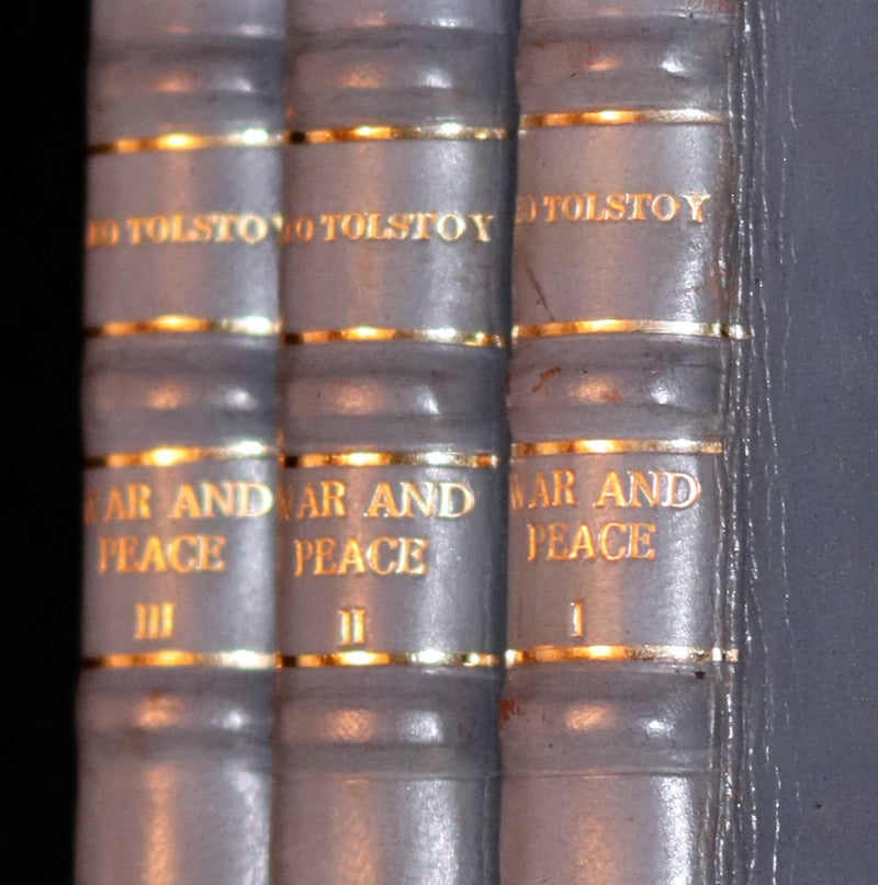 1949 Rare Book set in a nice binding - War and Peace by Count Leo Tolstoy.