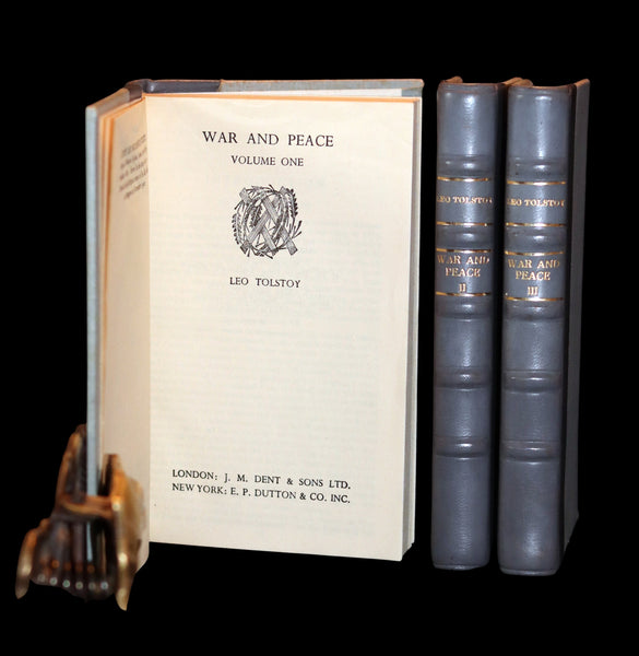 1949 Rare Book set in a nice binding - War and Peace by Count Leo Tolstoy.