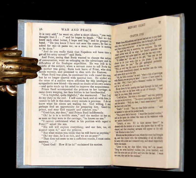 1949 Rare Book set in a nice binding - War and Peace by Count Leo Tolstoy.