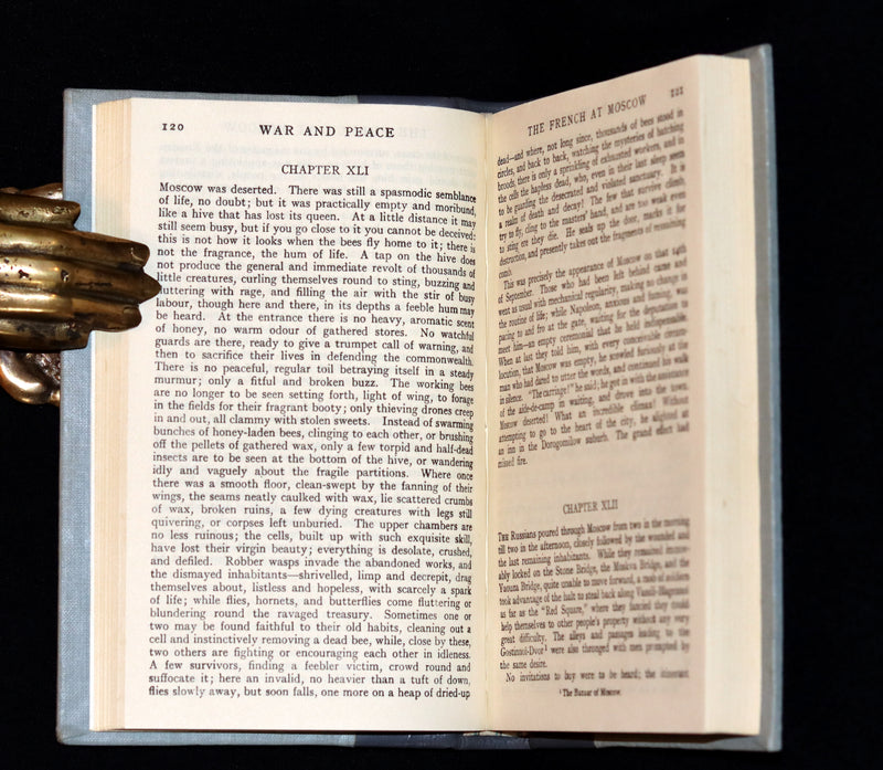 1949 Rare Book set in a nice binding - War and Peace by Count Leo Tolstoy.