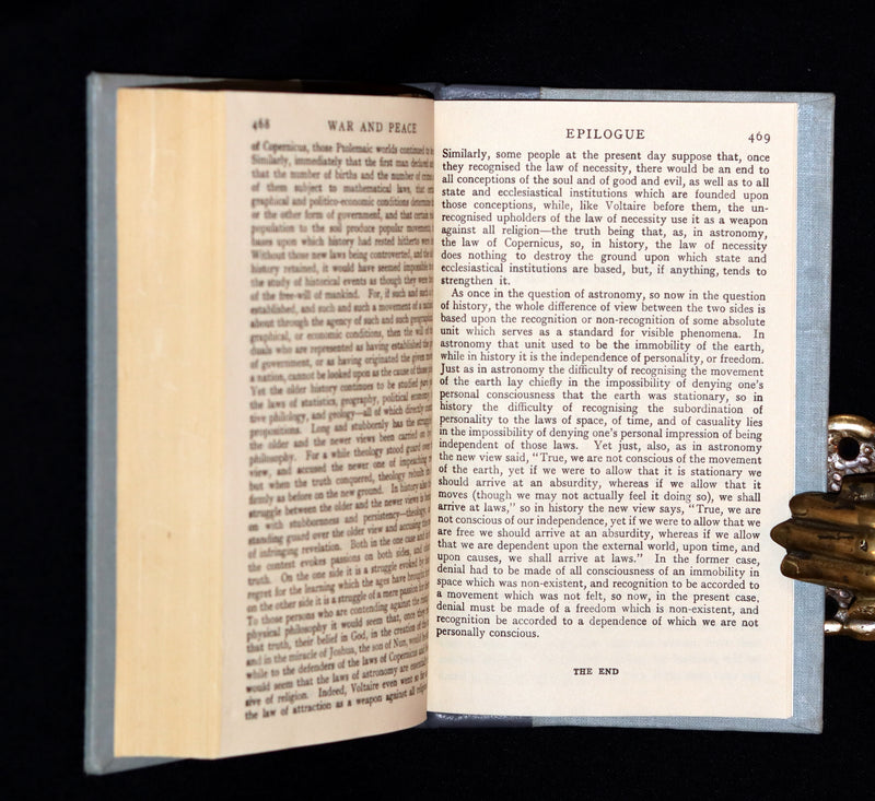 1949 Rare Book set in a nice binding - War and Peace by Count Leo Tolstoy.