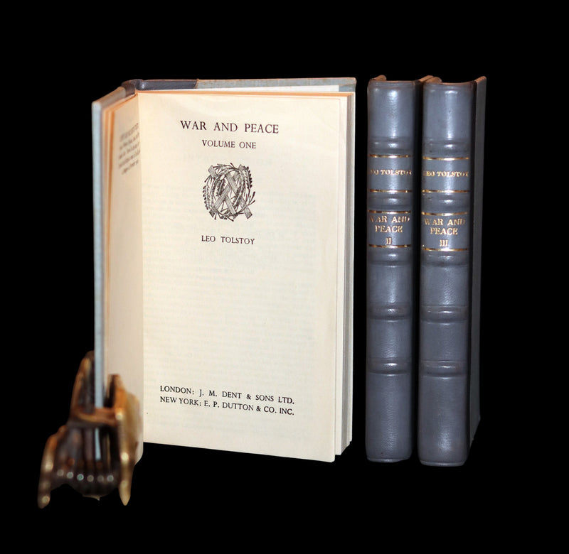 1949 Rare Book set in a nice binding - War and Peace by Count Leo Tolstoy.