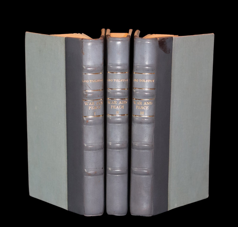 1949 Rare Book set in a nice binding - War and Peace by Count Leo Tolstoy.