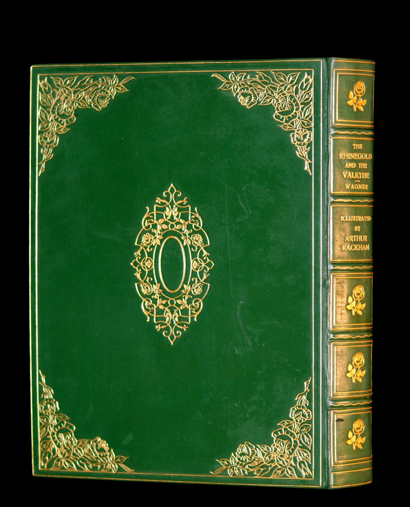 1910 Rare 1stED bound by Bayntun Riviere - Wagner's Rhinegold and the Valkyrie illustrated by Arthur RACKHAM.