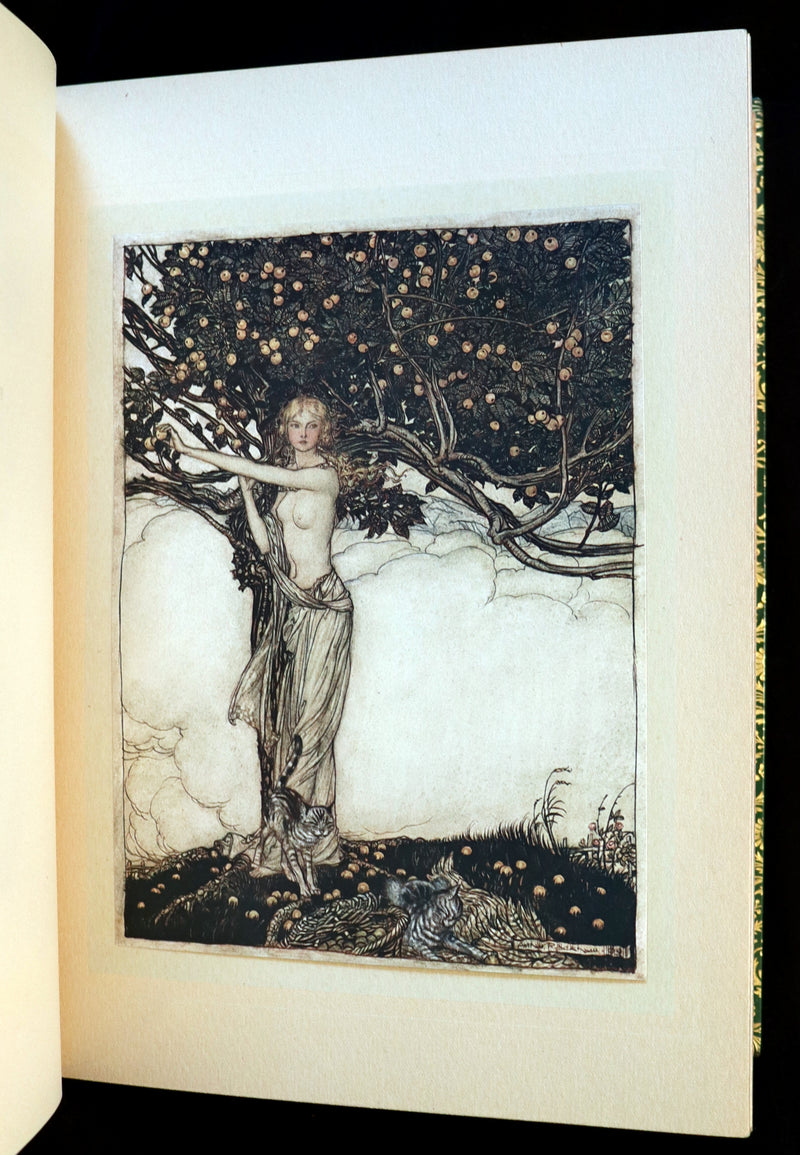 1910 Rare 1stED bound by Bayntun Riviere - Wagner's Rhinegold and the Valkyrie illustrated by Arthur RACKHAM.