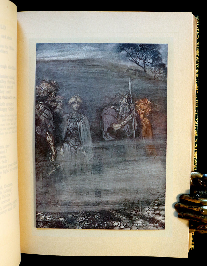 1910 Rare 1stED bound by Bayntun Riviere - Wagner's Rhinegold and the Valkyrie illustrated by Arthur RACKHAM.