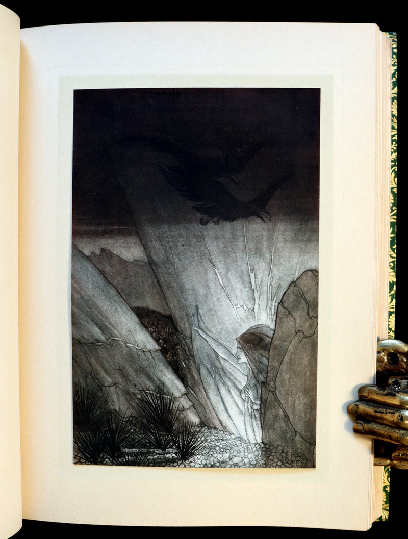 1910 Rare 1stED bound by Bayntun Riviere - Wagner's Rhinegold and the Valkyrie illustrated by Arthur RACKHAM.