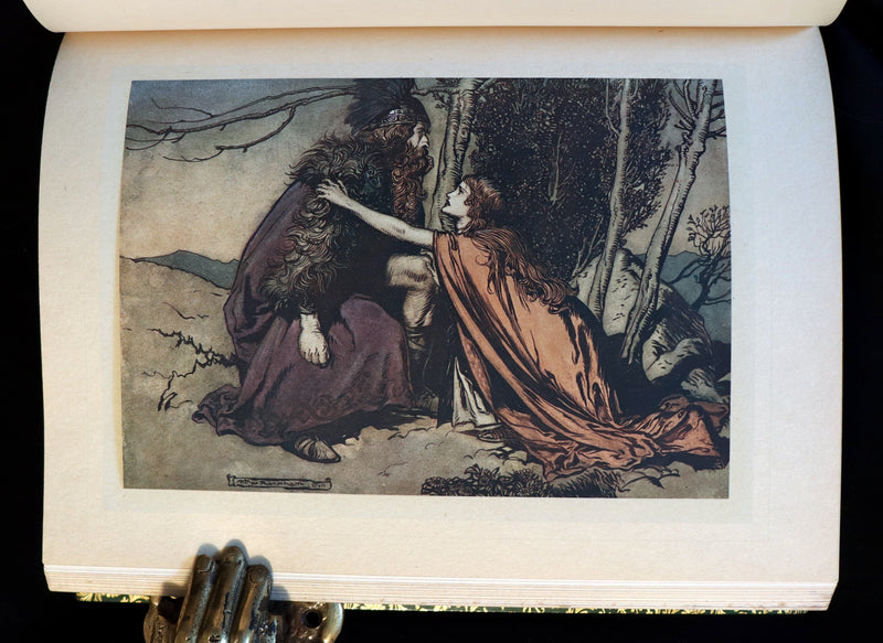 1910 Rare 1stED bound by Bayntun Riviere - Wagner's Rhinegold and the Valkyrie illustrated by Arthur RACKHAM.