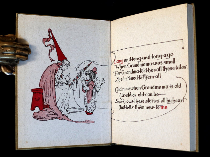1910 Rare Edition - Old Fashioned Fairy Tales illustrated by Margaret Ely Webb.