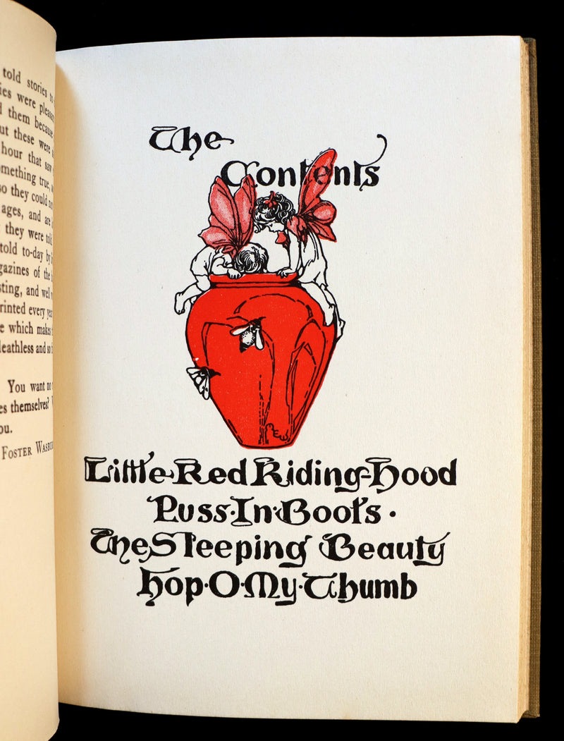 1910 Rare Edition - Old Fashioned Fairy Tales illustrated by Margaret Ely Webb.