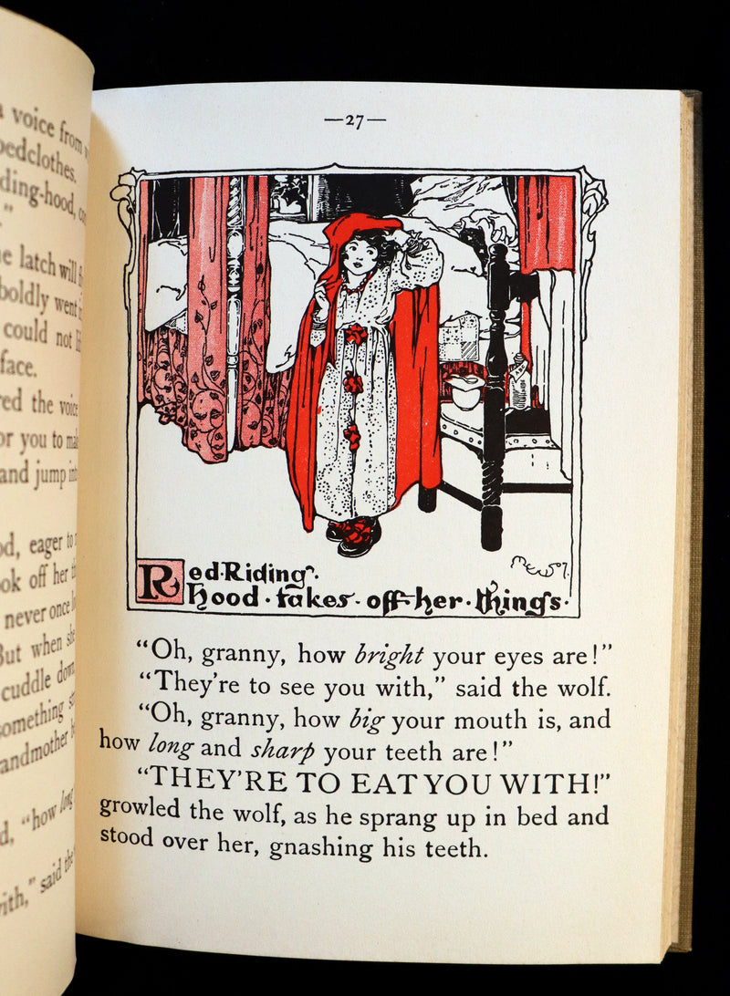 1910 Rare Edition - Old Fashioned Fairy Tales illustrated by Margaret Ely Webb.