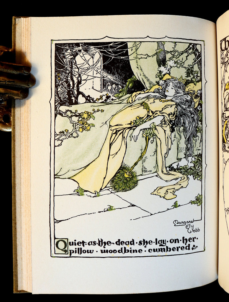 1910 Rare Edition - Old Fashioned Fairy Tales illustrated by Margaret Ely Webb.