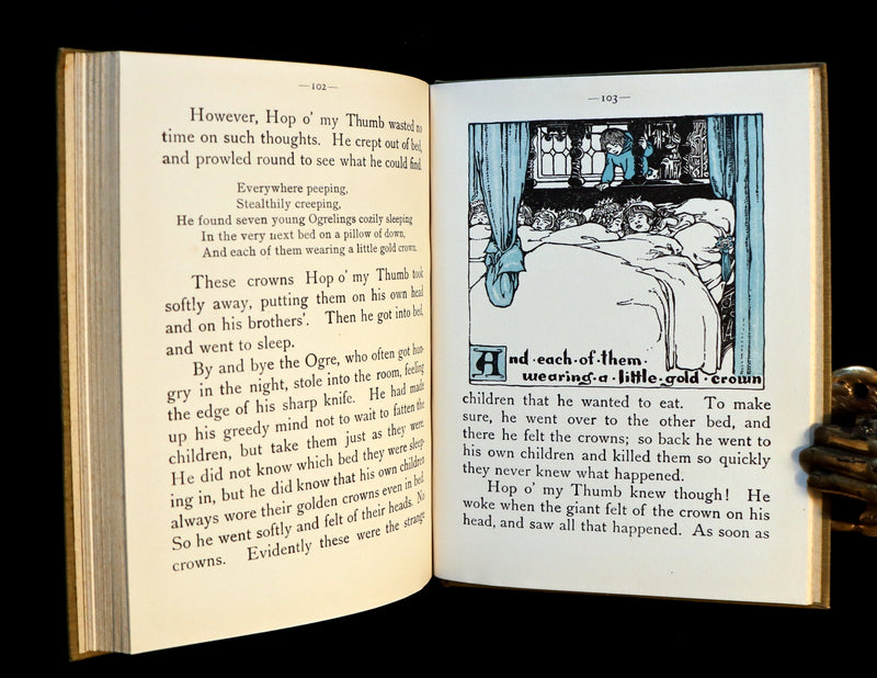 1910 Rare Edition - Old Fashioned Fairy Tales illustrated by Margaret Ely Webb.