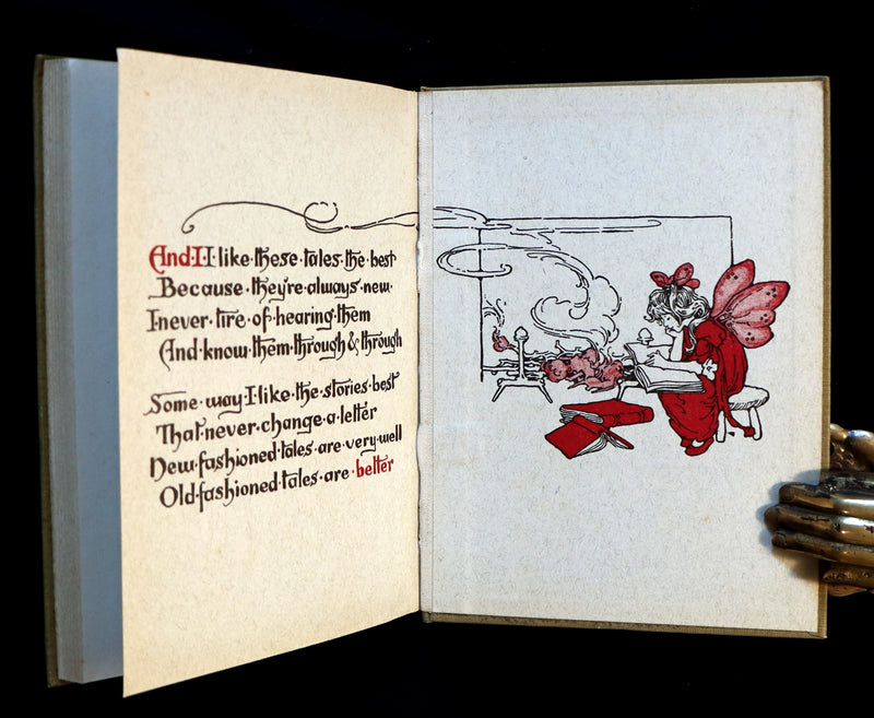 1910 Rare Edition - Old Fashioned Fairy Tales illustrated by Margaret Ely Webb.