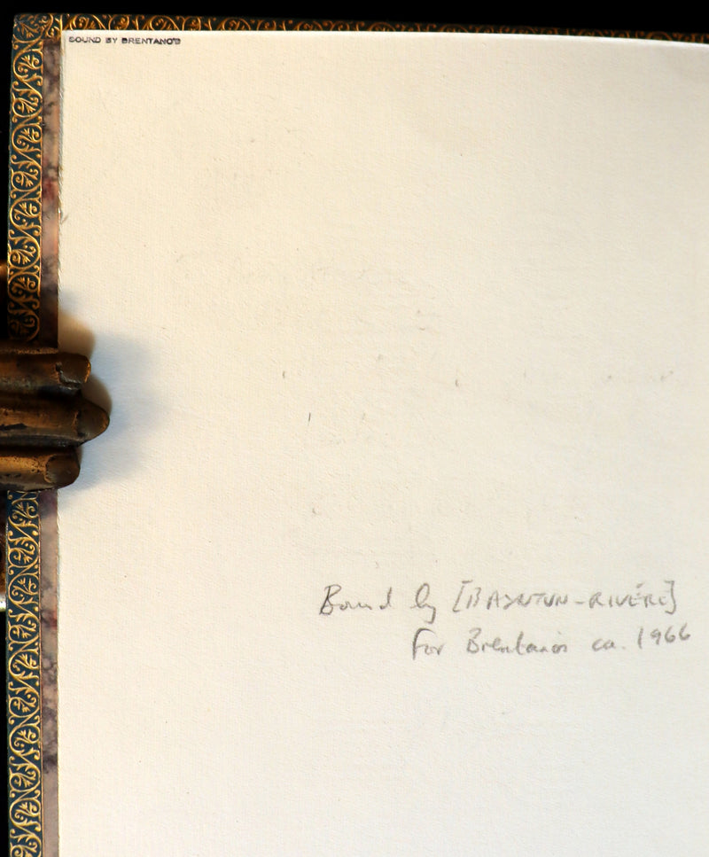 1966 Rare Bayntun for Brentano's binding - BLACK BEAUTY by Anna Sewell illustrated by Lucy Kemp-Welch.