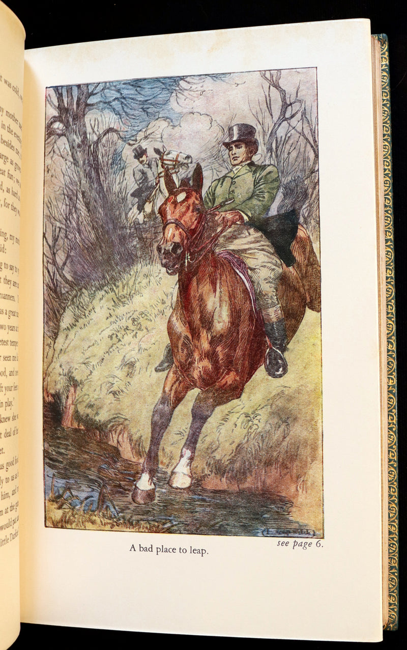 1966 Rare Bayntun for Brentano's binding - BLACK BEAUTY by Anna Sewell illustrated by Lucy Kemp-Welch.