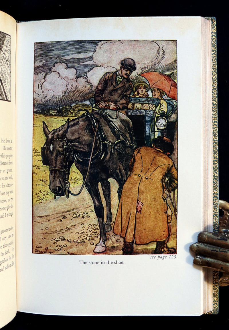 1966 Rare Bayntun for Brentano's binding - BLACK BEAUTY by Anna Sewell illustrated by Lucy Kemp-Welch.