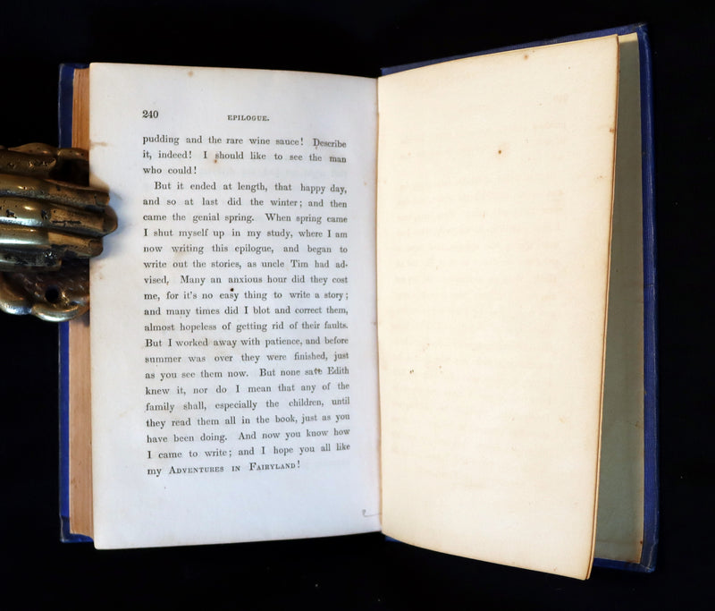 1853 Rare First Edition Book ~ Adventures in FAIRY-LAND by Richard Henry Stoddard.