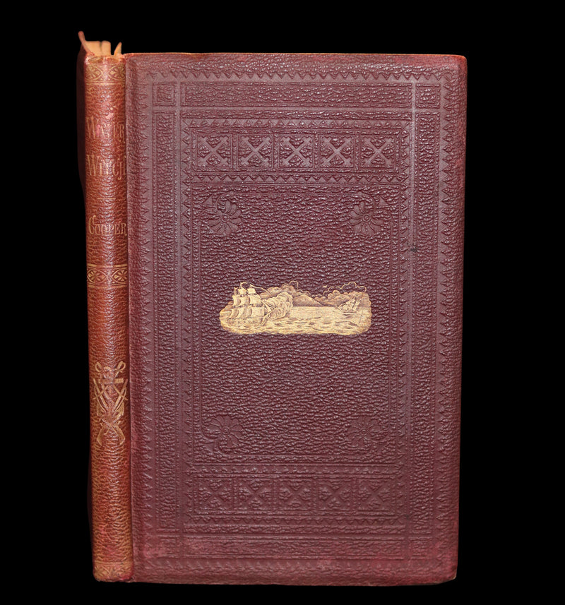 1874 Rare Victorian Book - THE WATER-WITCH by James Fenimore Cooper Illustrated by F. O. C. Darley.