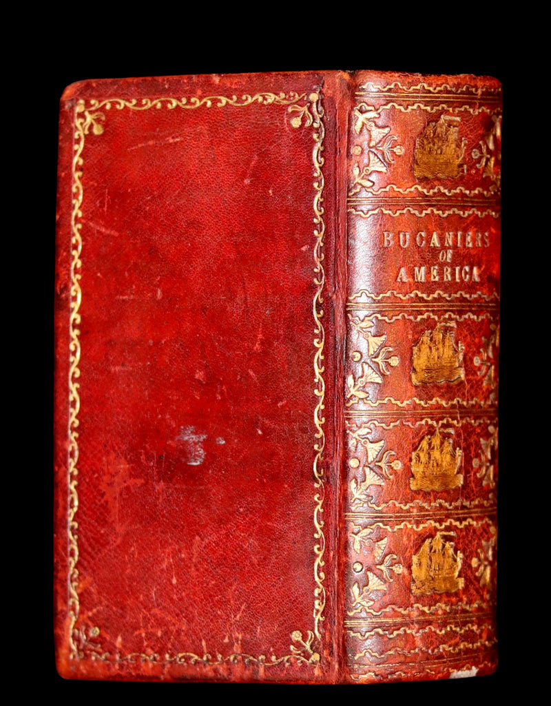1810 Scarce Book - HISTORY OF THE BUCANIERS (BUCCANIERS) OF AMERICA - PIRATES.