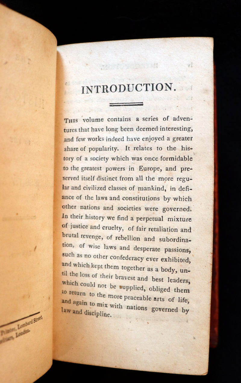 1810 Scarce Book - HISTORY OF THE BUCANIERS (BUCCANIERS) OF AMERICA - PIRATES.