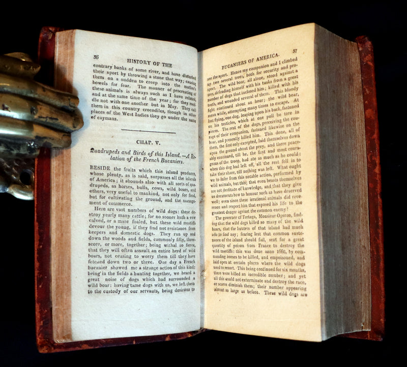 1810 Scarce Book - HISTORY OF THE BUCANIERS (BUCCANIERS) OF AMERICA - PIRATES.