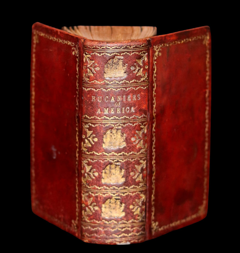 1810 Scarce Book - HISTORY OF THE BUCANIERS (BUCCANIERS) OF AMERICA - PIRATES.