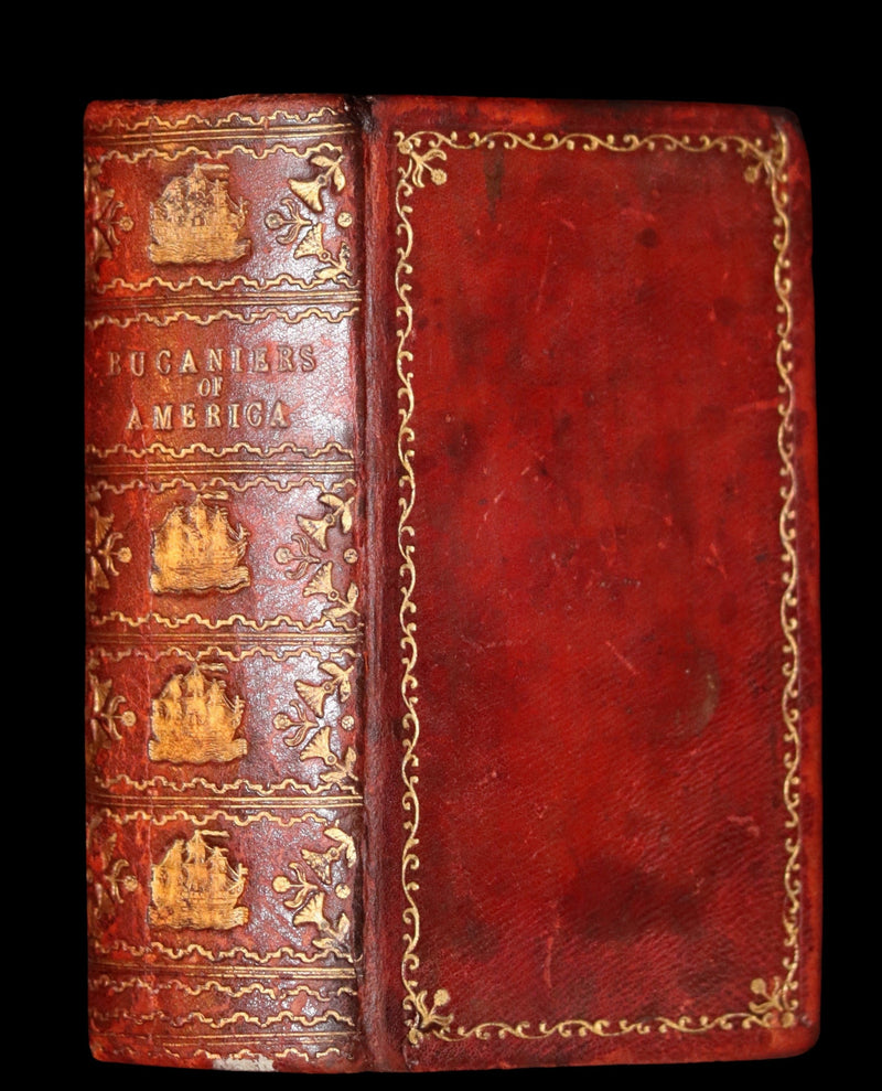 1810 Scarce Book - HISTORY OF THE BUCANIERS (BUCCANIERS) OF AMERICA - PIRATES.
