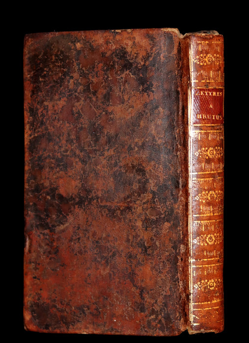 1793 Rare Latin French Book - Letters of Cicero to Brutus - Lettres de Ciceron a Brutus.