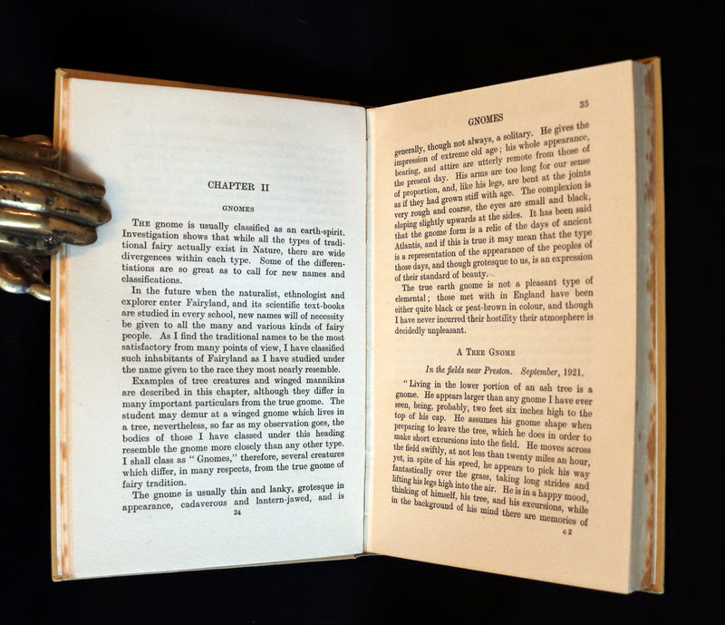 1925 Rare First Edition Book - Fairies at Work and at Play observed by Geoffrey Hodson.
