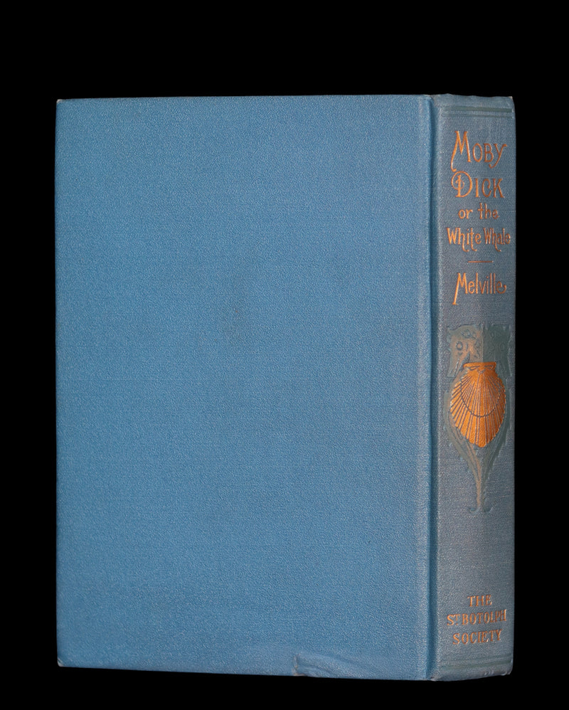 1922 Rare Book - MOBY DICK or The White Whale by Herman Melville illustrated by Augustus Burnham Shute.