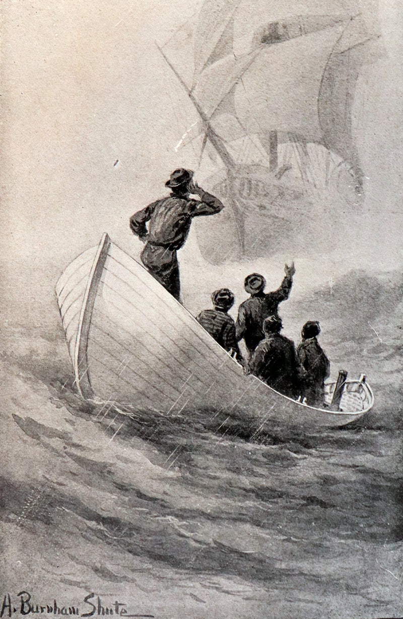 1922 Rare Book - MOBY DICK or The White Whale by Herman Melville illustrated by Augustus Burnham Shute.