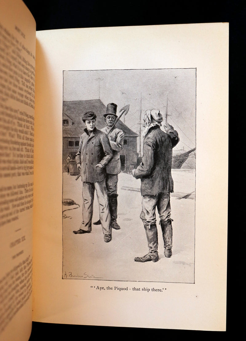 1922 Rare Book - MOBY DICK or The White Whale by Herman Melville illustrated by Augustus Burnham Shute.