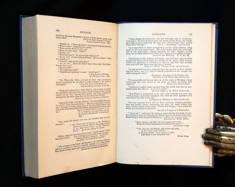 1922 Rare Book - MOBY DICK or The White Whale by Herman Melville illustrated by Augustus Burnham Shute.