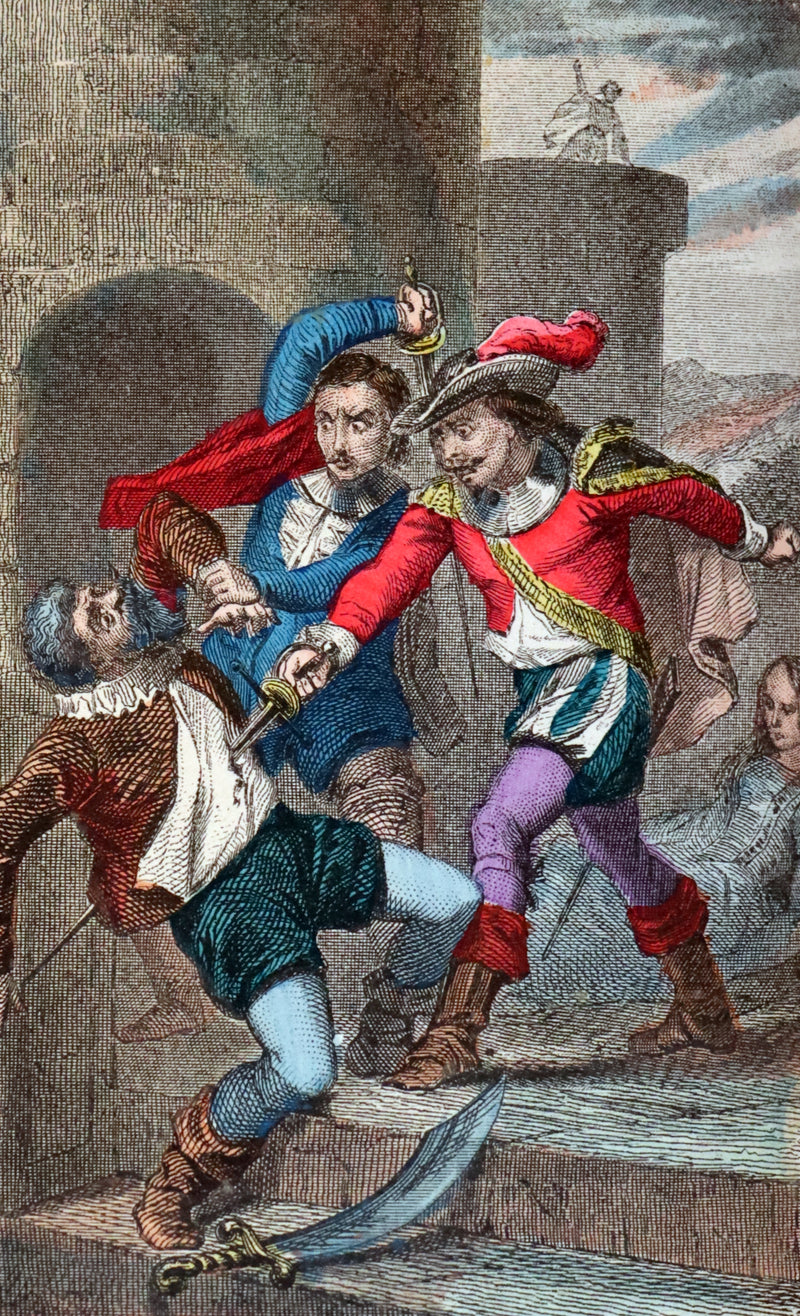 1890 Scarce color illustrated French Book ~ Contes des Fees by Charles Perrault - Fairy Tales.