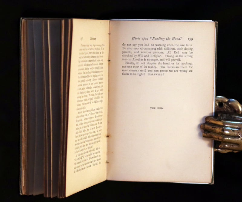 1890 Scarce Chrimancy Book - The Language of the Hand or The Art of Reading the Hand by Henry Frith.