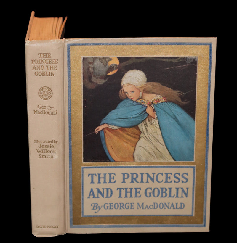 1920 Rare 1stED Book - THE PRINCESS AND THE GOBLIN Illustrated by Jessie Willcox Smith.