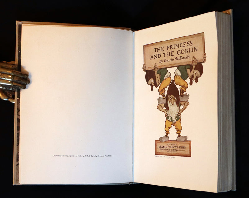 1920 Rare 1stED Book - THE PRINCESS AND THE GOBLIN Illustrated by Jessie Willcox Smith.