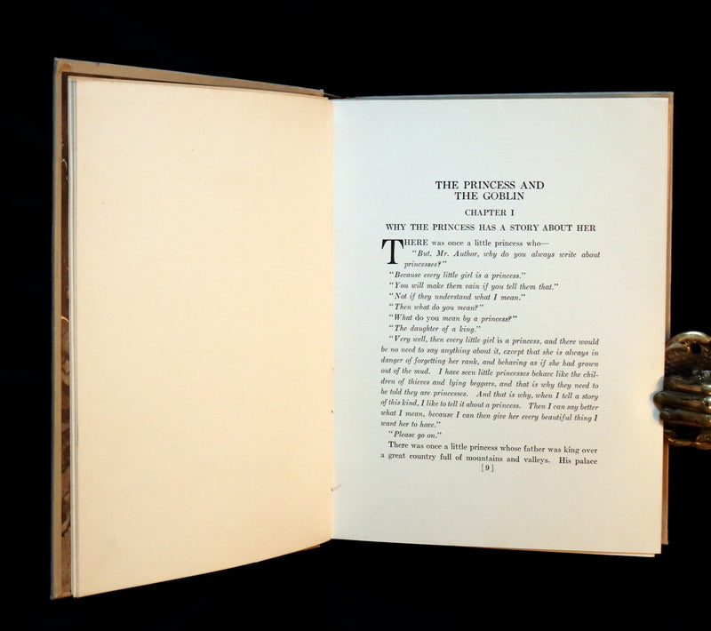 1920 Rare 1stED Book - THE PRINCESS AND THE GOBLIN Illustrated by Jessie Willcox Smith.