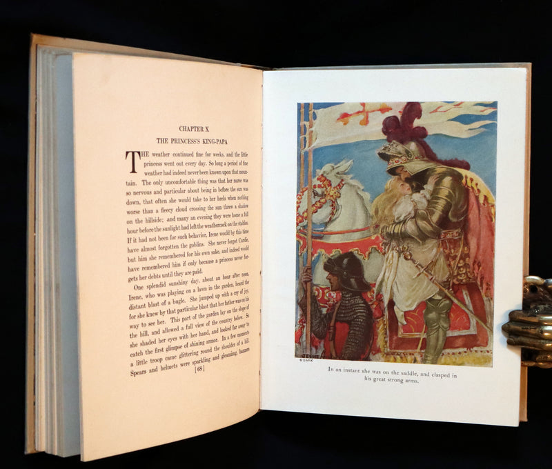 1920 Rare 1stED Book - THE PRINCESS AND THE GOBLIN Illustrated by Jessie Willcox Smith.