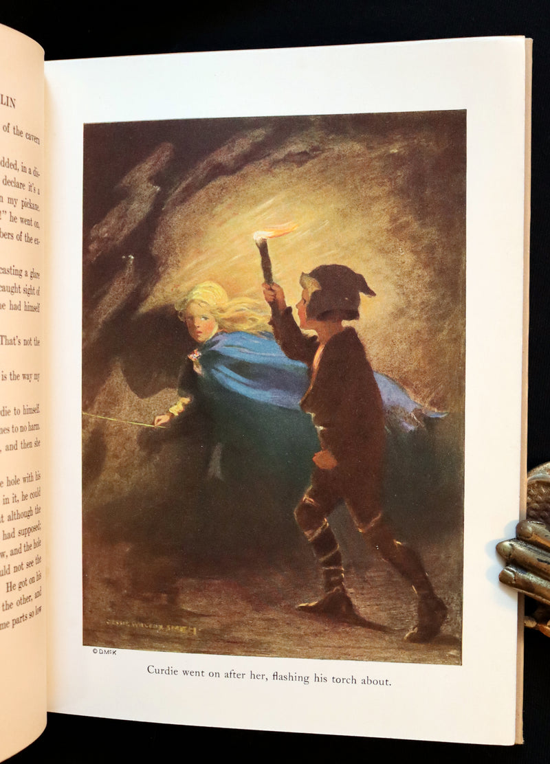 1920 Rare 1stED Book - THE PRINCESS AND THE GOBLIN Illustrated by Jessie Willcox Smith.