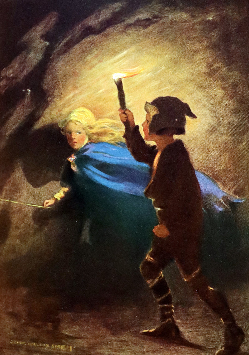 1920 Rare 1stED Book - THE PRINCESS AND THE GOBLIN Illustrated by Jessie Willcox Smith.