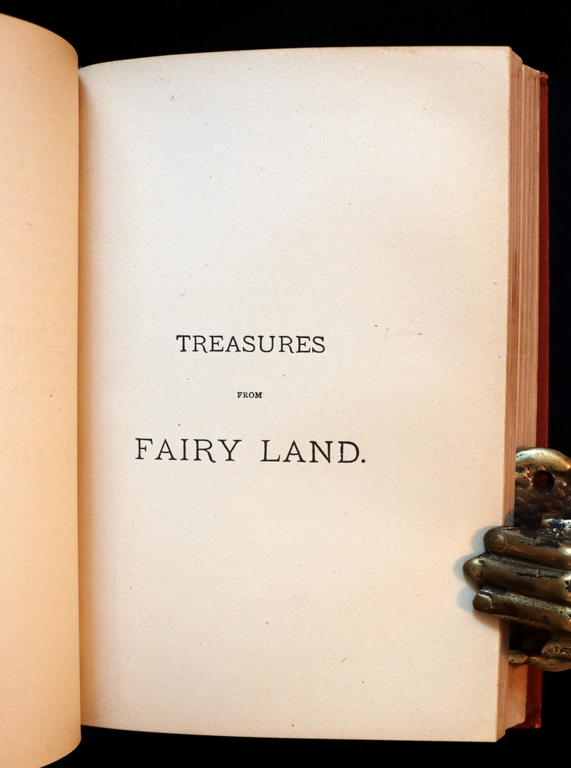 1879 Rare Victorian Book ~ Treasures from FAIRY LAND by Raymond and Greenwood.