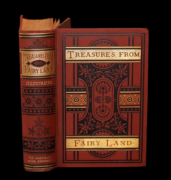 1879 Rare Victorian Book ~ Treasures from FAIRY LAND by Raymond and Greenwood.