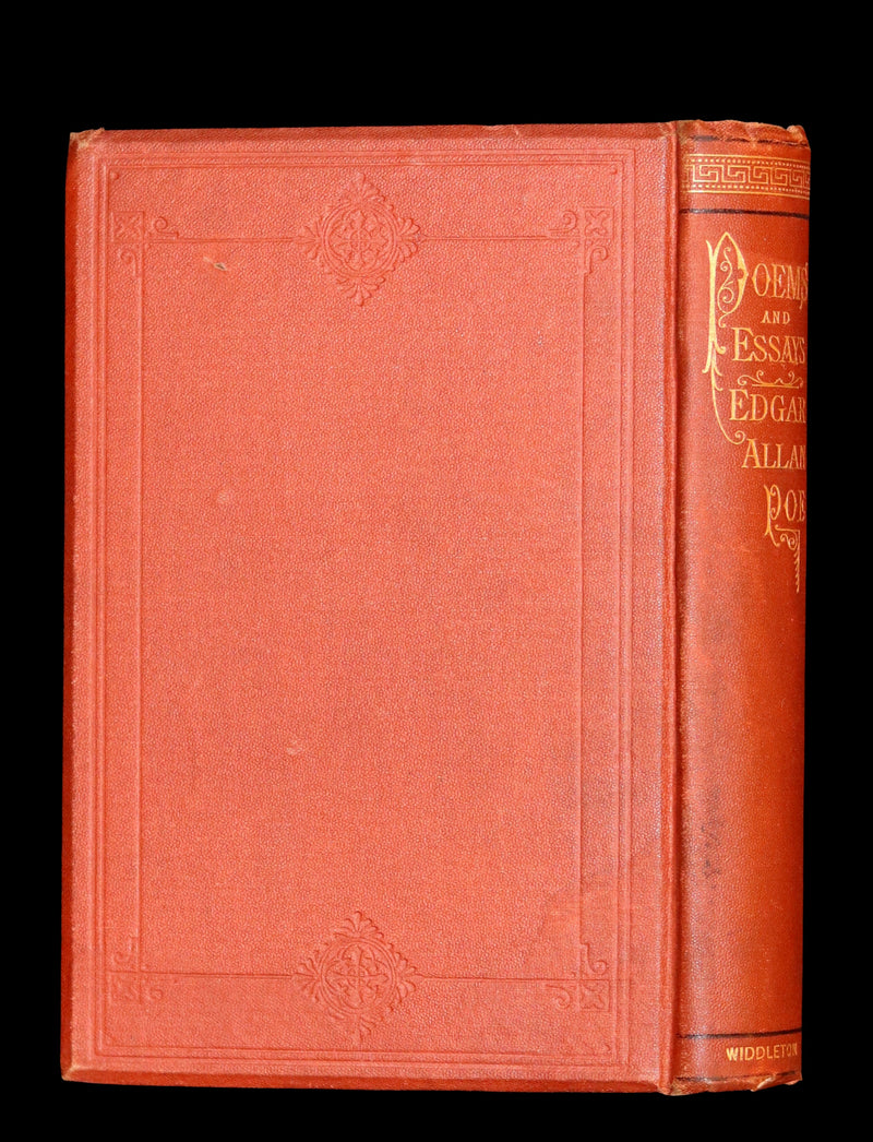 1876 Rare First Memorial Edition - Poems and Essays of Edgar Allan Poe (The Raven, Lenore, Ulalume, ...).