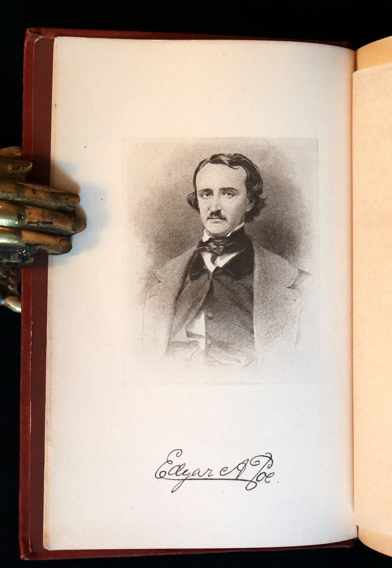 1876 Rare First Memorial Edition - Poems and Essays of Edgar Allan Poe (The Raven, Lenore, Ulalume, ...).